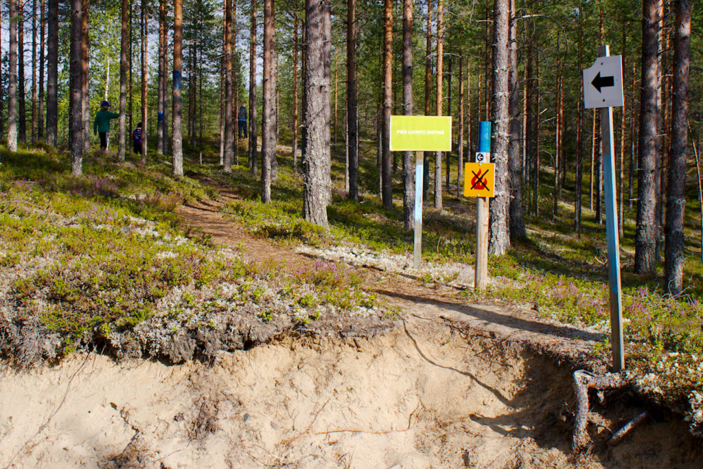 Tipasojan luontopolun alkupiste