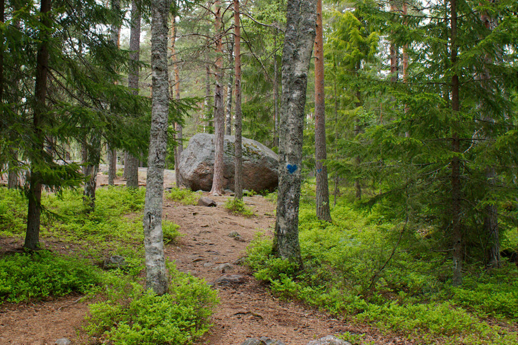 Saavutaan lohkareille
