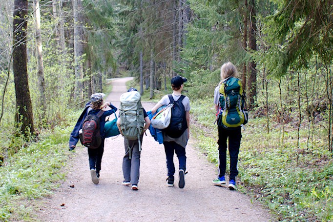 Toukokuinen telttaretki idylliselle Vihdin Pikku-Parikkaalle